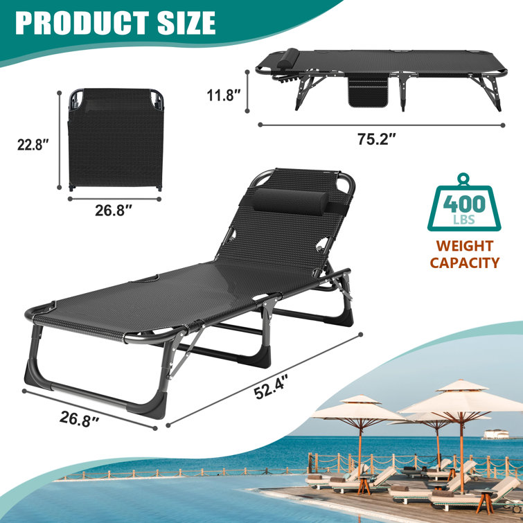 400 lb weight hotsell capacity patio lounge chairs